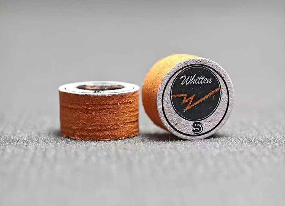 1 Whitten Cue Tip Soft - 9 Pigskin Leather Layers / 14mm