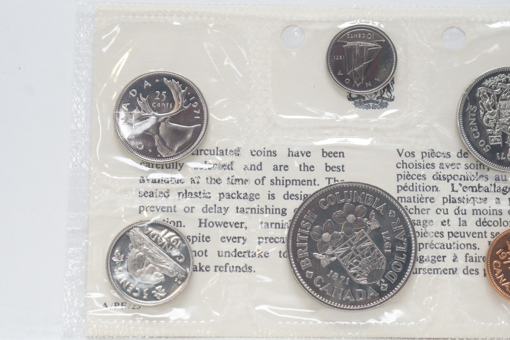 1971 Canada Mint Sealed 6 Coin Set (otb1108)