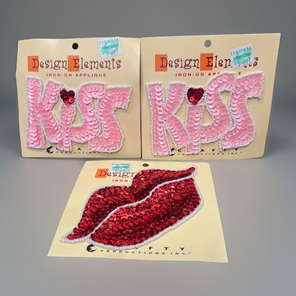 Design Elements Iron-On Appliqué Valentine’s
