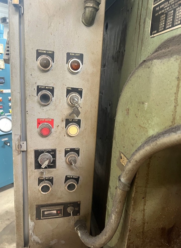 60 Ton Minster 6 Flywheel Gap Frame OBI Press