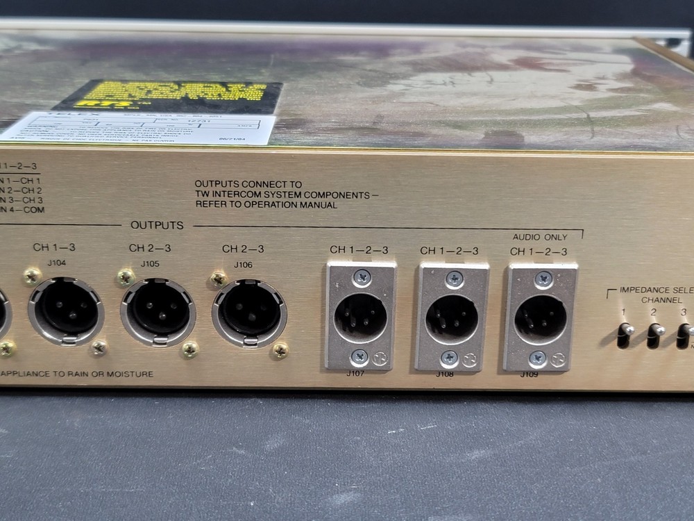 TELEX RTS TW INTERCOM SYSTEM POWER SUPPLY PS31