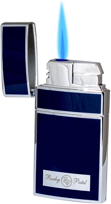 Rocky Patel HE Single Torch Cigar Lighter - Blue