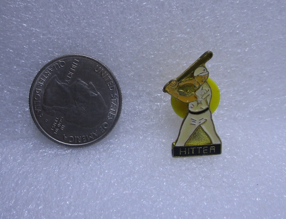 Hitter Baseball Pin