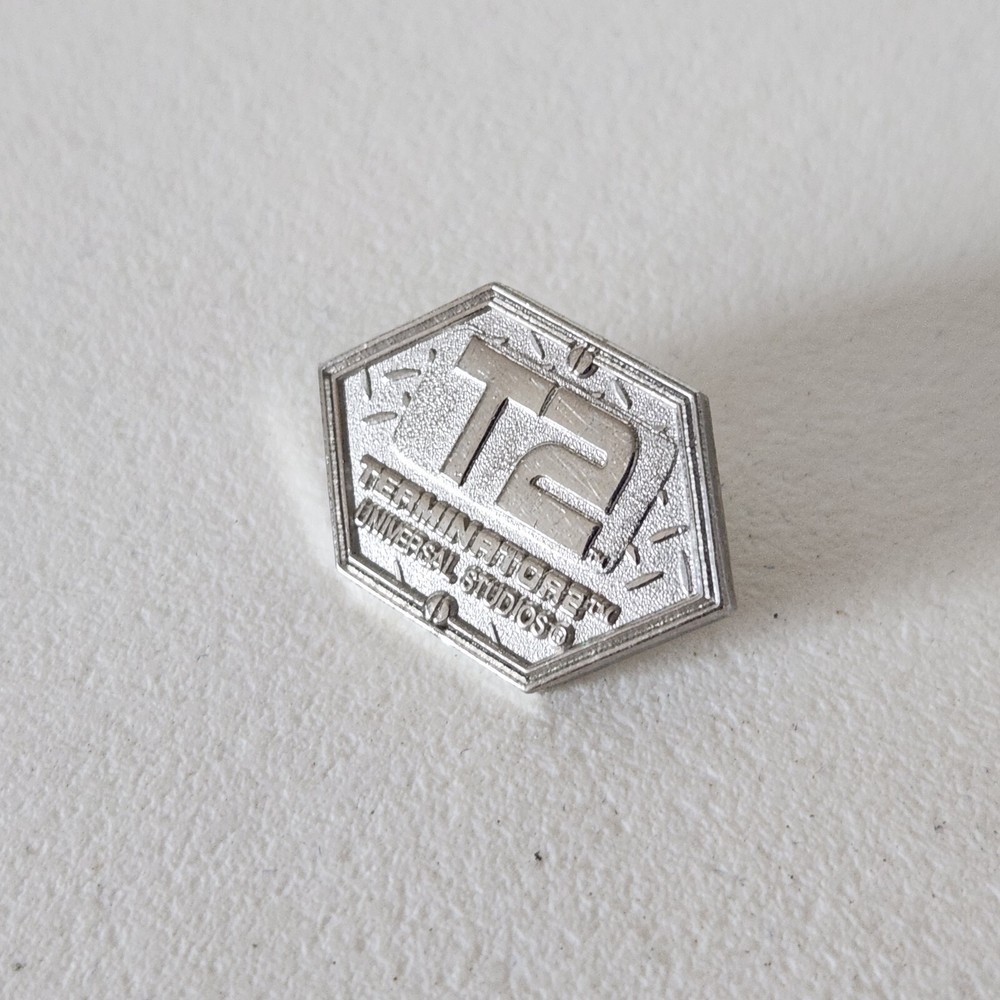Vintage Terminator 2 Universal Studios Lapel Pin