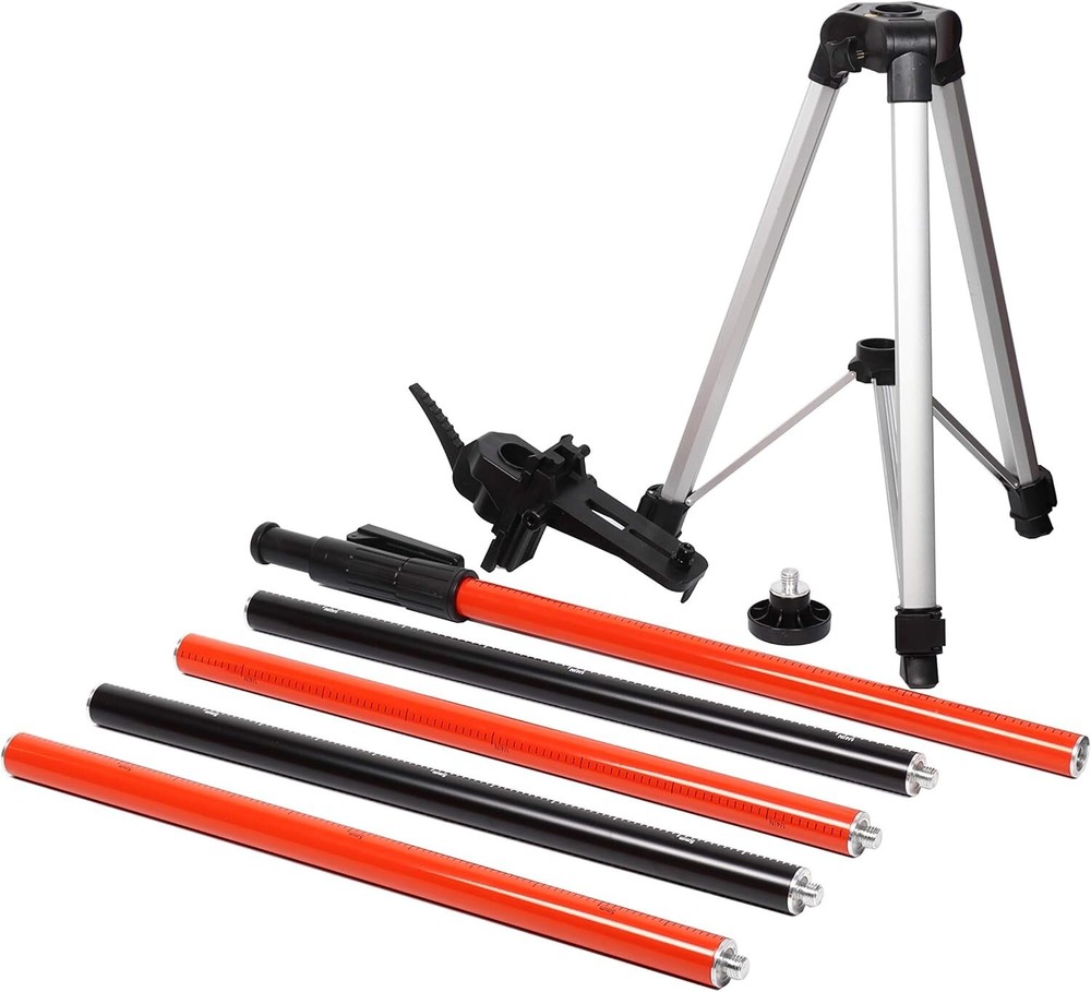 Telescoping Pole, Telescoping Laser Level Support Pole with Tripod and Mount