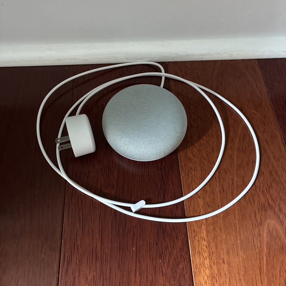 Google Home Model HOA Mini Smart Assistant Bluetooth Speaker Tested Working