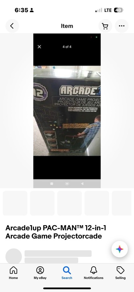 Multi Game Projector Arcade With Pac-Man Deck Included Interchangable Controler