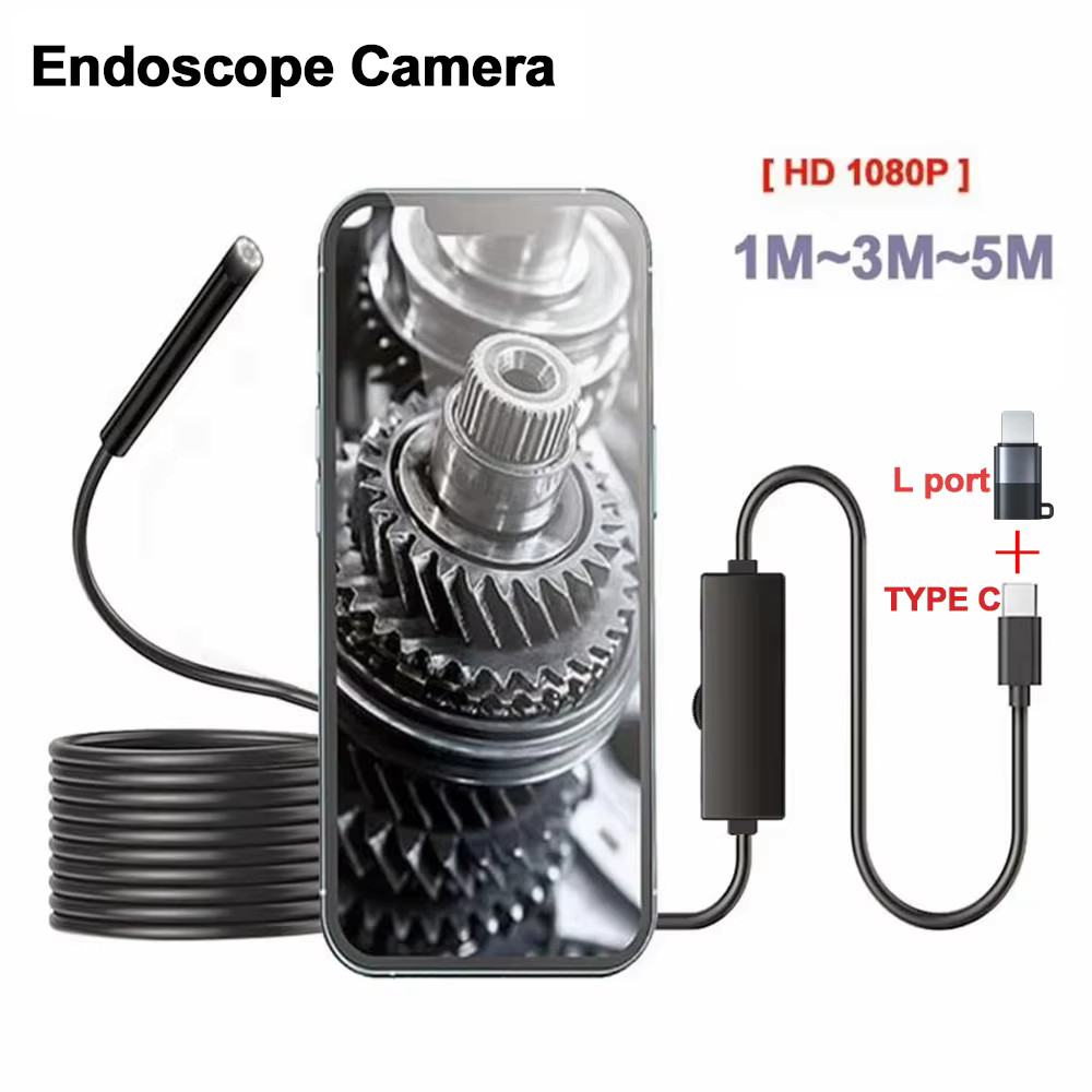 Type-C Endoscope Camera 1080P 2MP Inspection Borescope  Android/IOS iphon