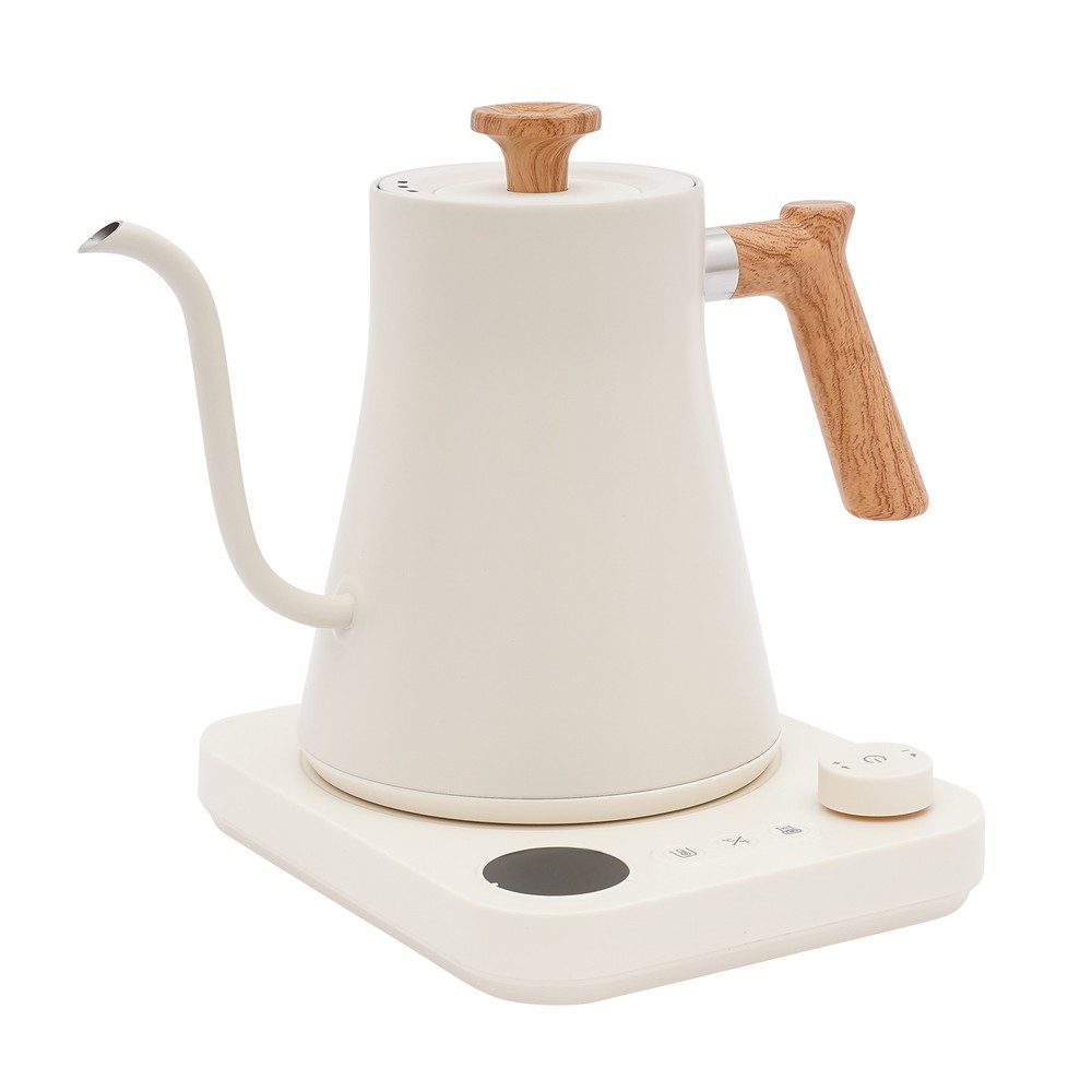 Tabletop Electric Gooseneck Kettle 1200W Electric Tea Kettle w/ Memory Function