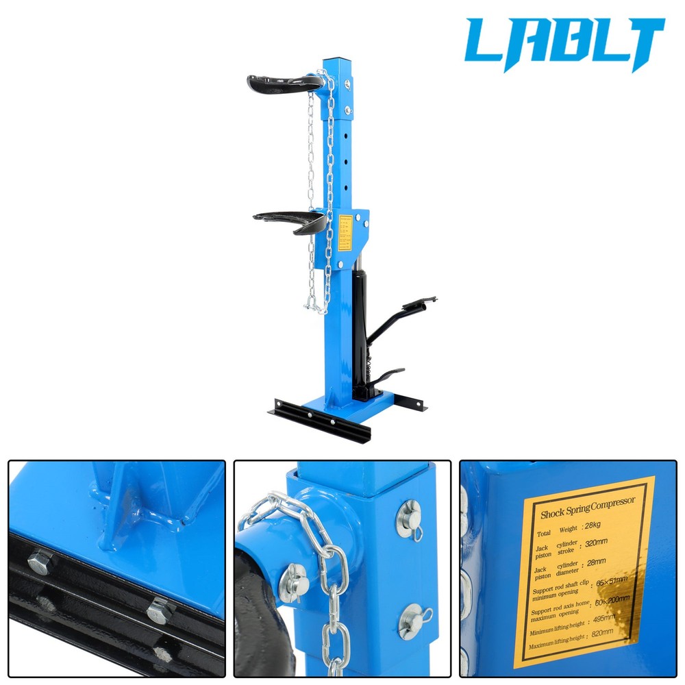 Coil Spring Compressor 4.5T Auto Strut Hydraulic Compressor Removing Tool Blue