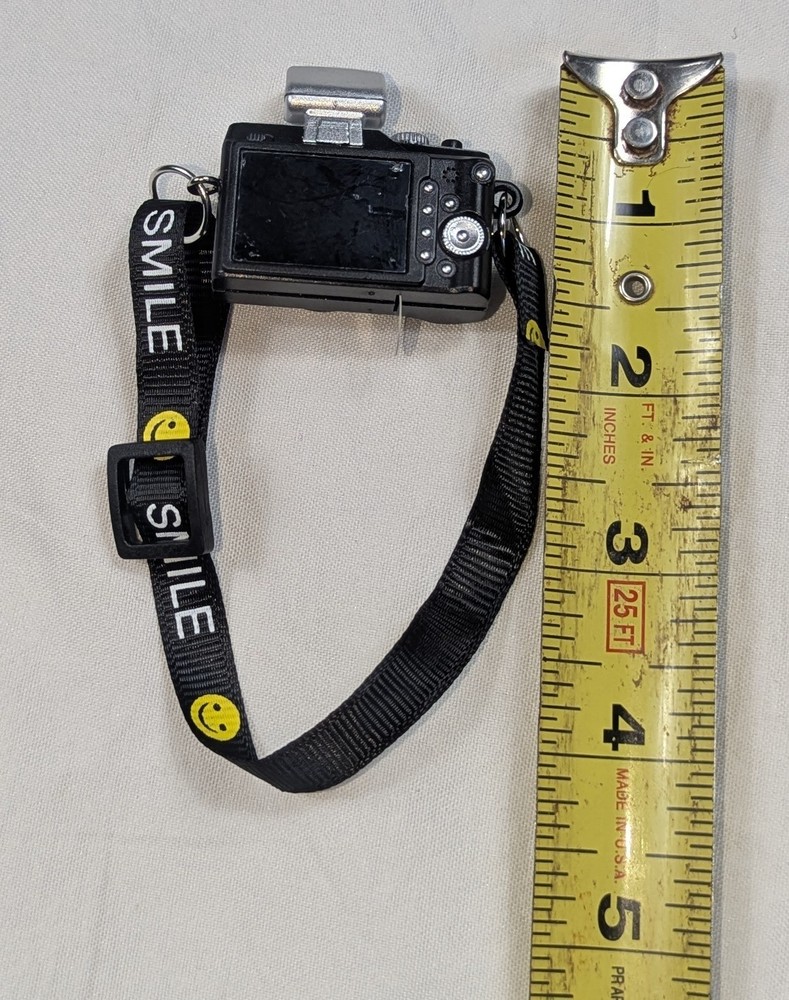 Mini Digital Camera Toy Doll Accessory With Over The Shoulder Strap
