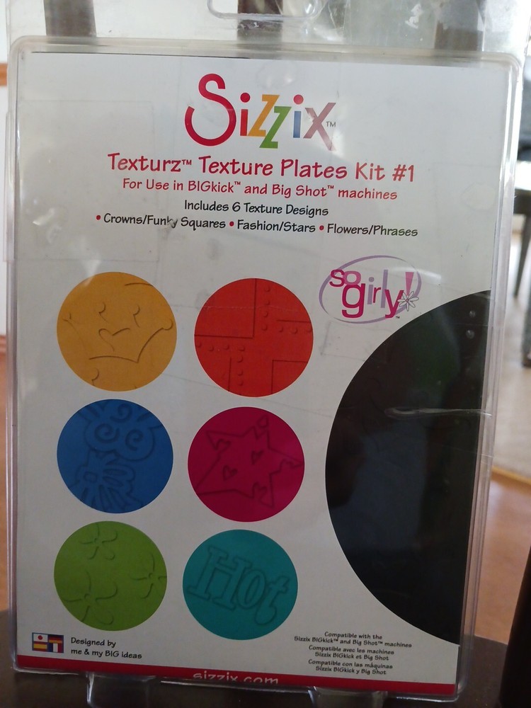 Sizzix Texturz  Kit #2 - 6 Texture Designs #654377