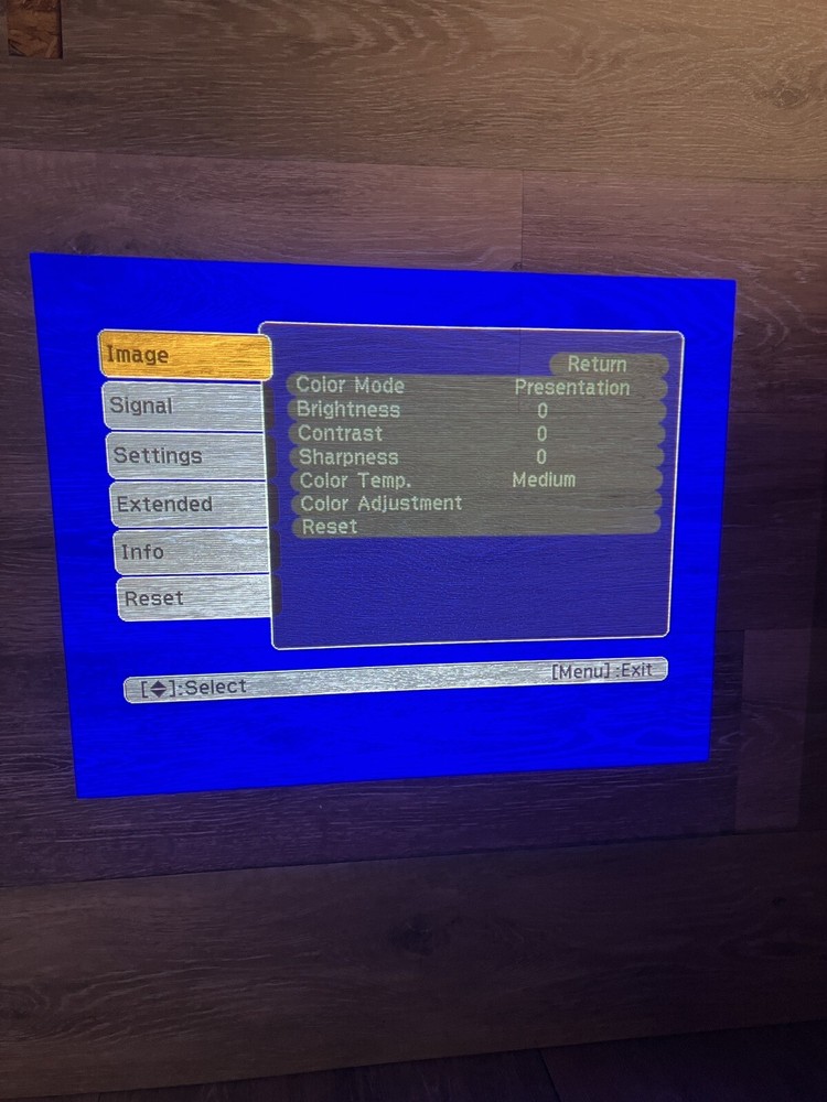 Epson Powerlite 4 Projector With Remote Manuals Cords Cd Carrying Case