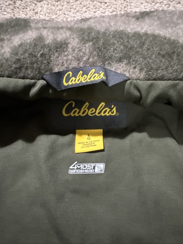 Cabela's Wooltimate WindShear Jacket Outfitter Camo Large