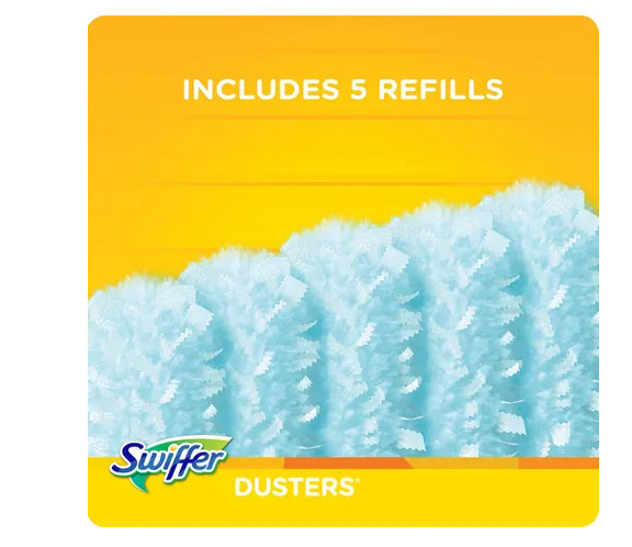 (3 pack) Swiffer DUSTER KIT 6" L Trap + Lock Includes Handle & 5 Refills NEW!