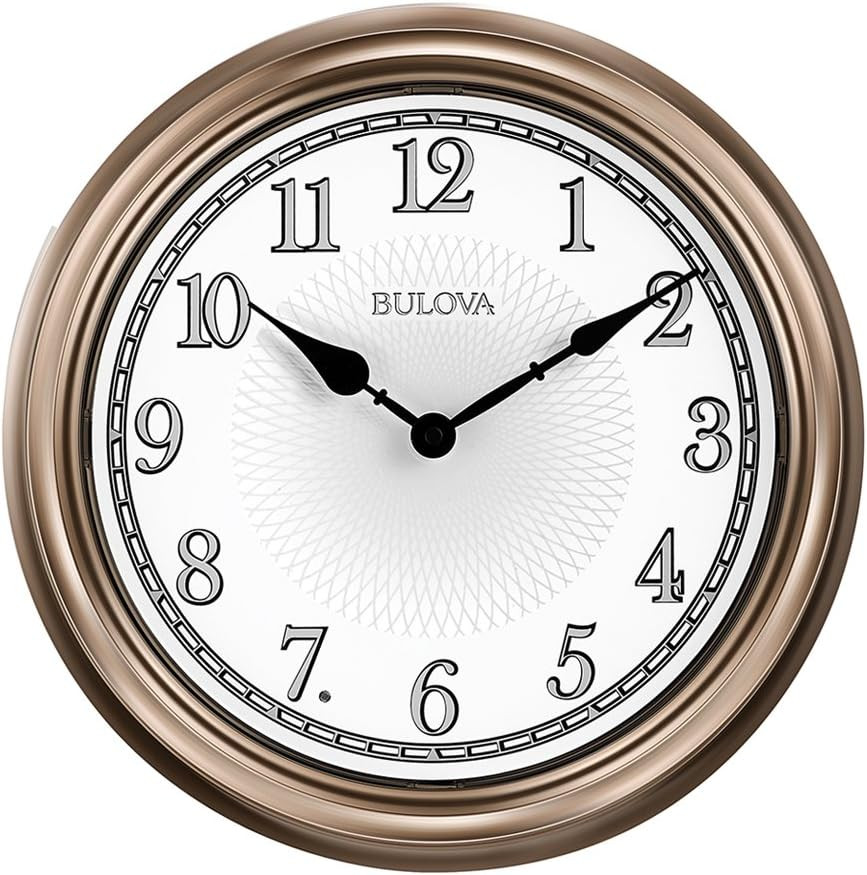 C4826 Light Time Wall Clock, Champagne