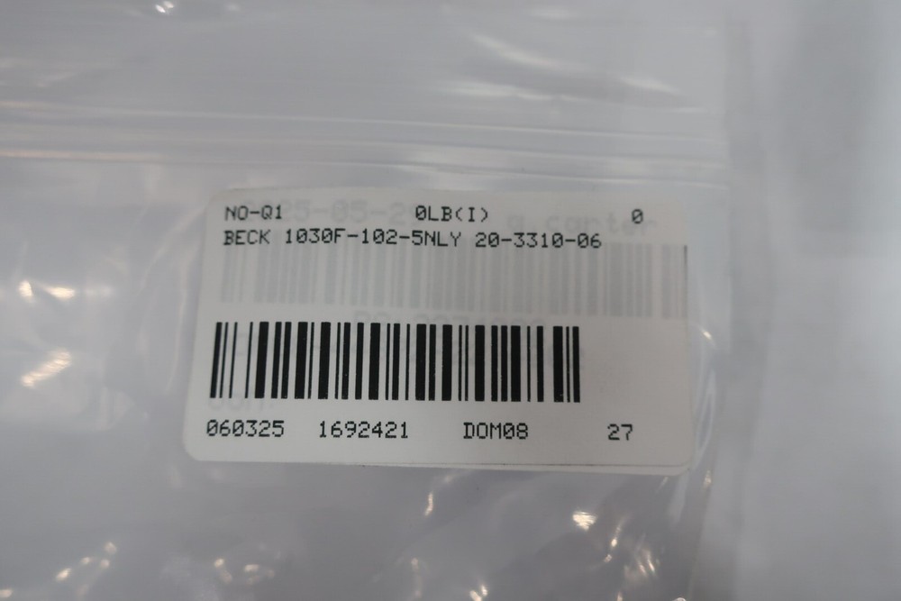 Beck 20-3310-06 Electro Rotary Switch