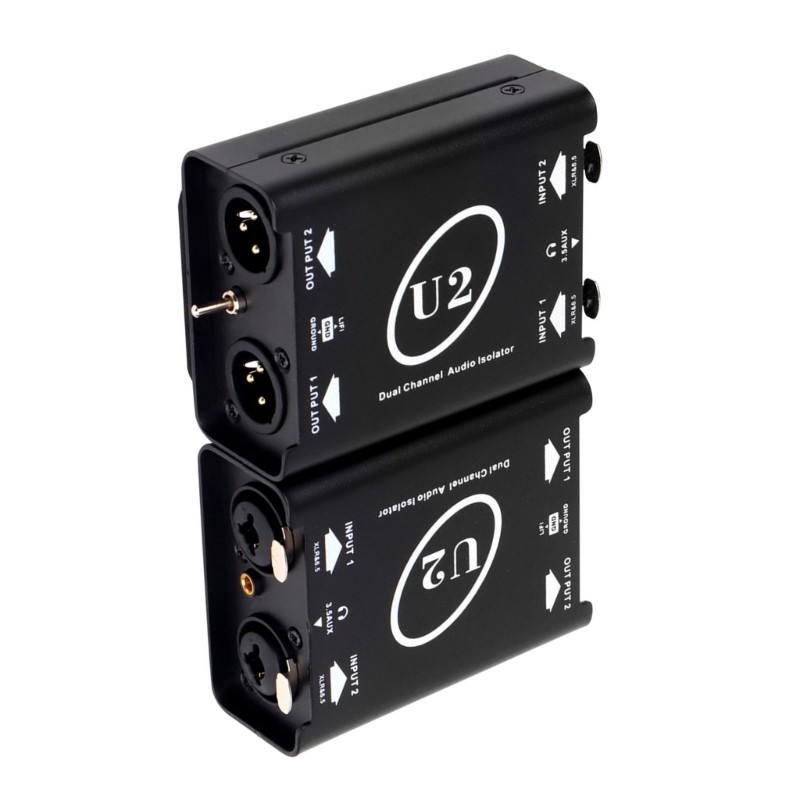 2 Channel 3.5mm Reduce Electrical Interferences Noise During Instrument