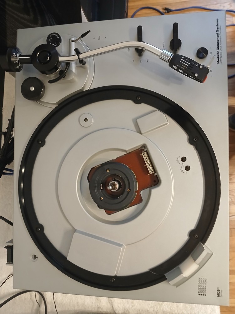 Modular Component Systems MCS 6602 Direct Drive Turntable Tested-Working-S.Video