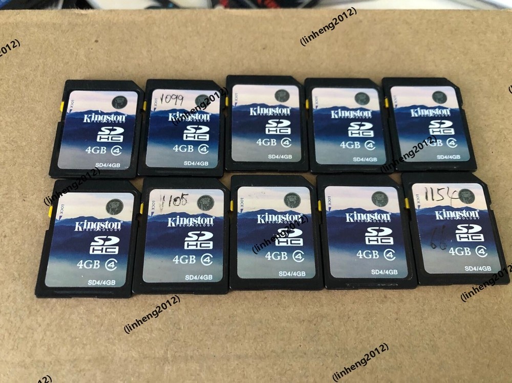 10PCS  Kingston 4GB SD Memory card