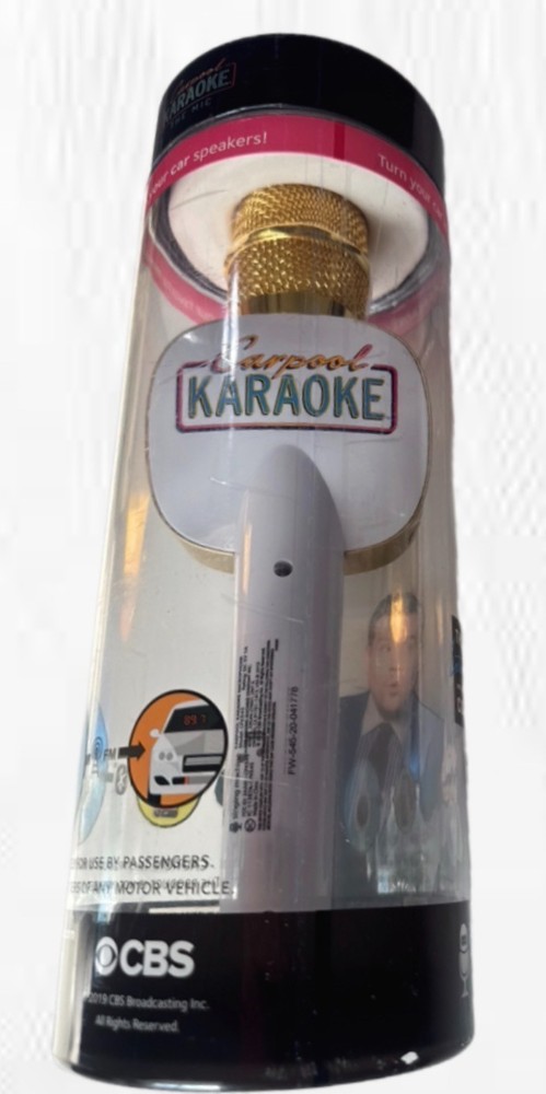 Singing Machine: Carpool Karaoke The Mic (CBC version) Bluetooth microphone