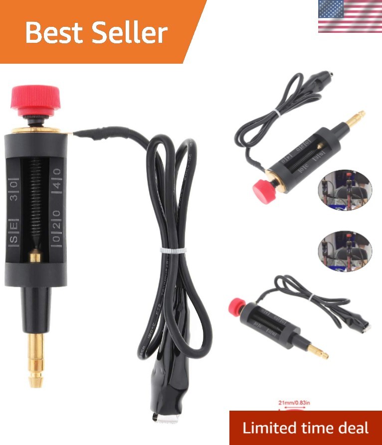 Professional Adjustable Spark Tester - Quick Diagnostics for Autos & Motorcycles