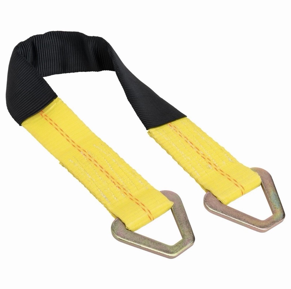 Keeper – 2” x 24” Premium Axle Tie Down Strap with D Rings - 3,333 lbs. Work...