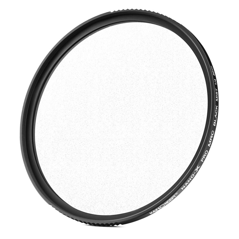 K&F Concept 72mm Filter Ring Black Pro Mist 1/4 Filter Multi Coated