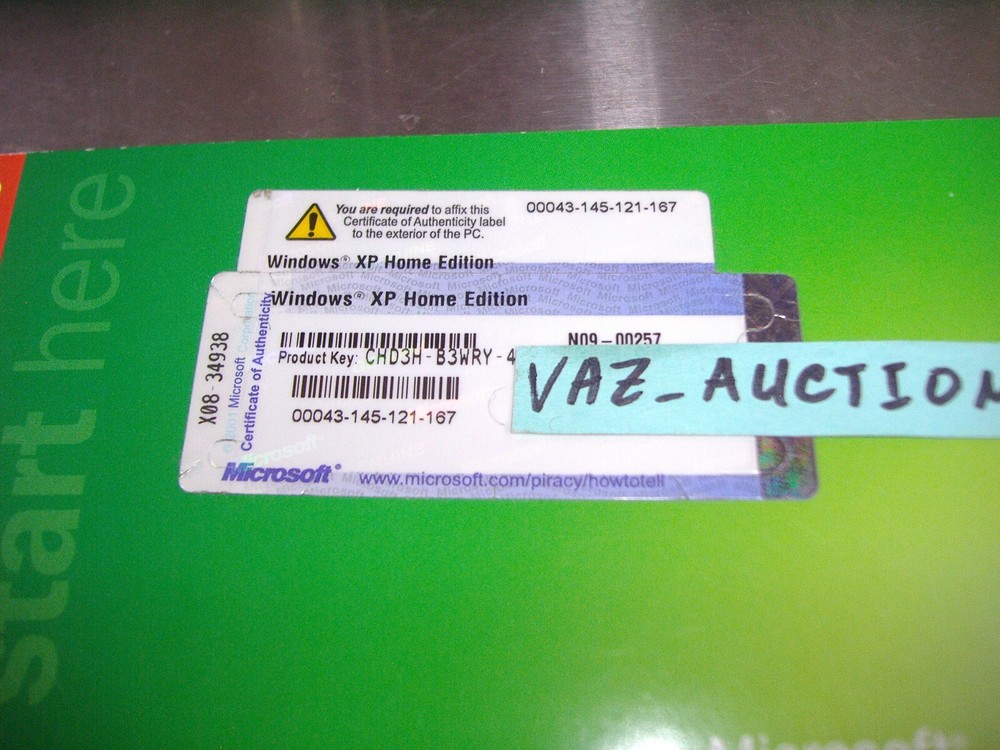 MICROSOFT WINDOWS XP HOME FULL w/SP3 OPERATING SYSTEM OS MS WIN =NEW=