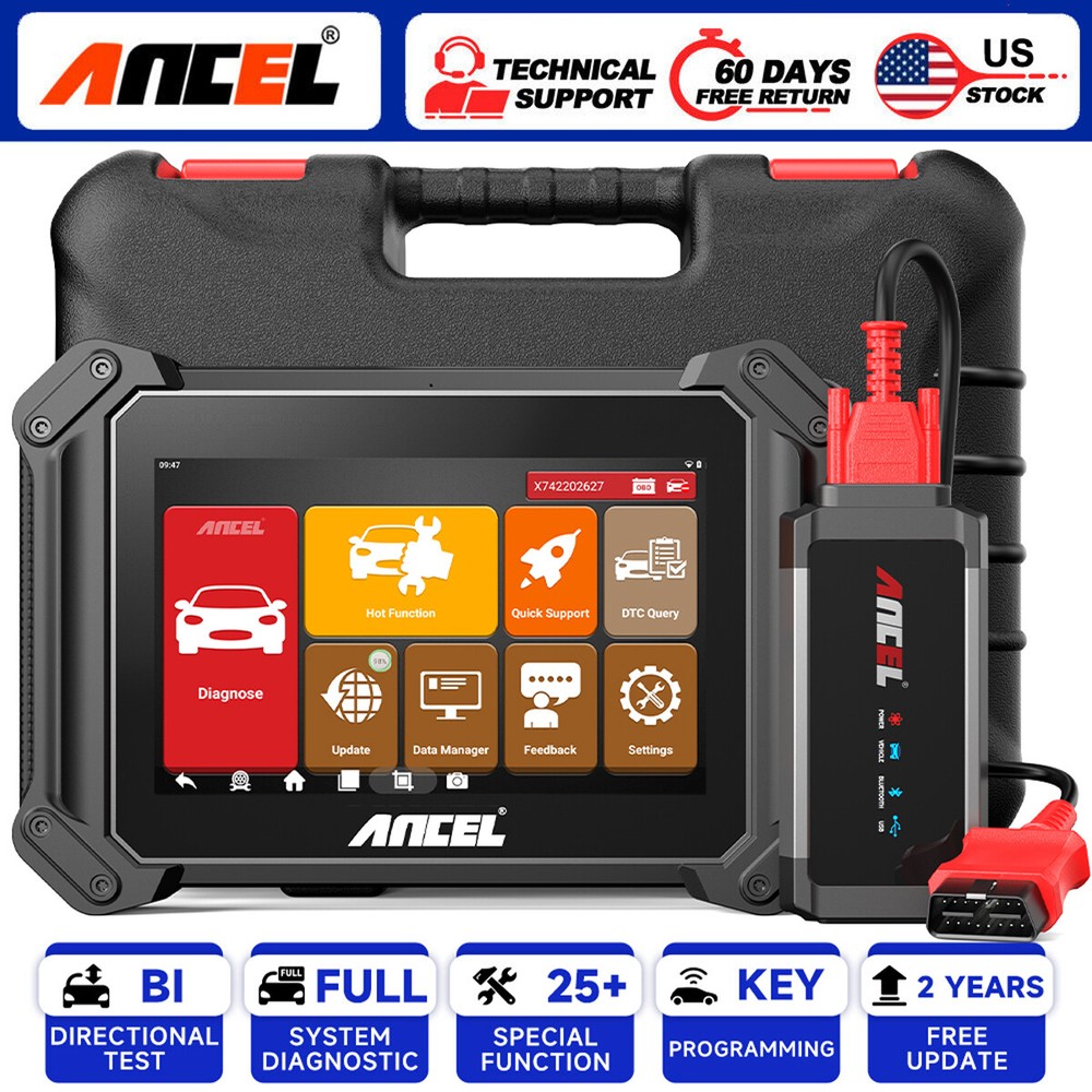 ANCEL V6 PRO Auto Full System Diagnostic Scanner Bidirectional Key Program Tool