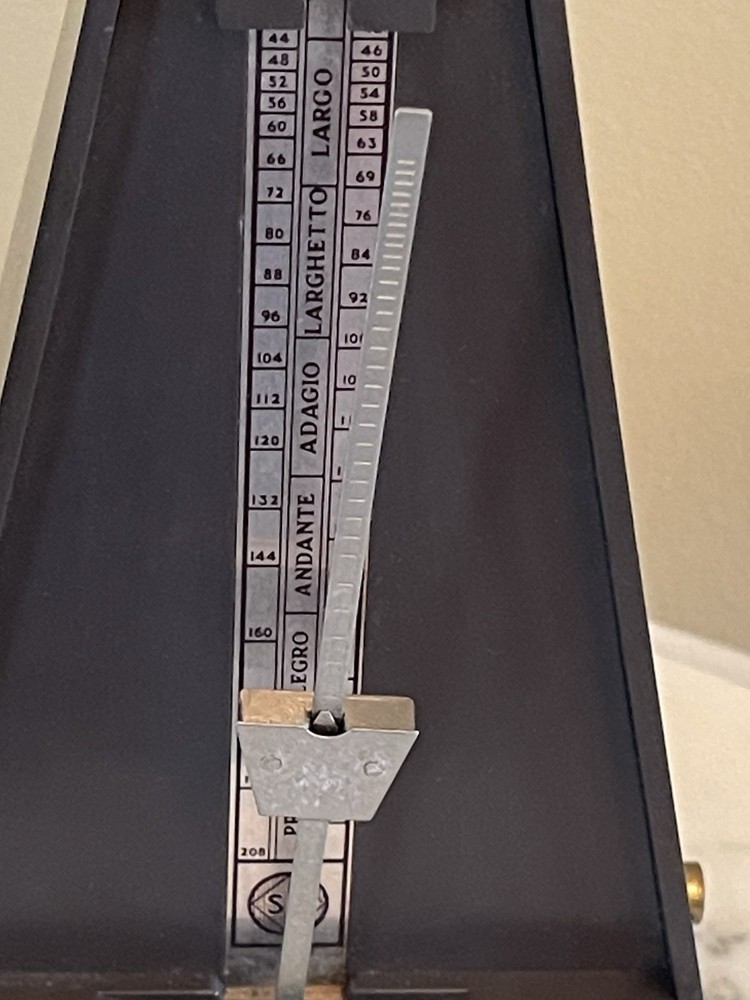 Vintage Seth Thomas Metronome E500-000 Wind Up Works