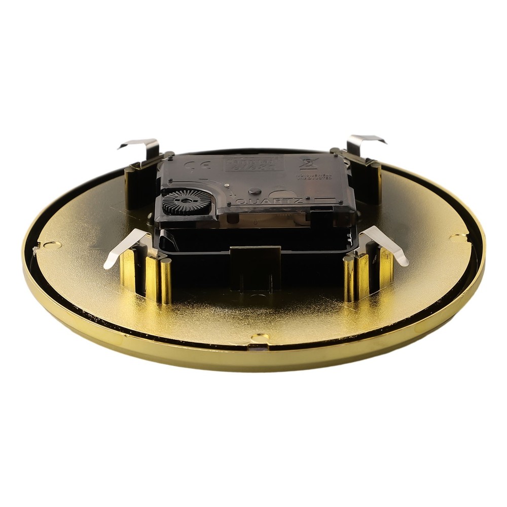 DIY 130MM Quartz Clock Insert Movement Miniature Arabic Numeral Replacement Gold