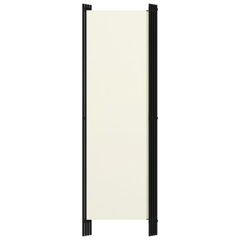 4-Panel Room Divider White 78.7"x70.9"