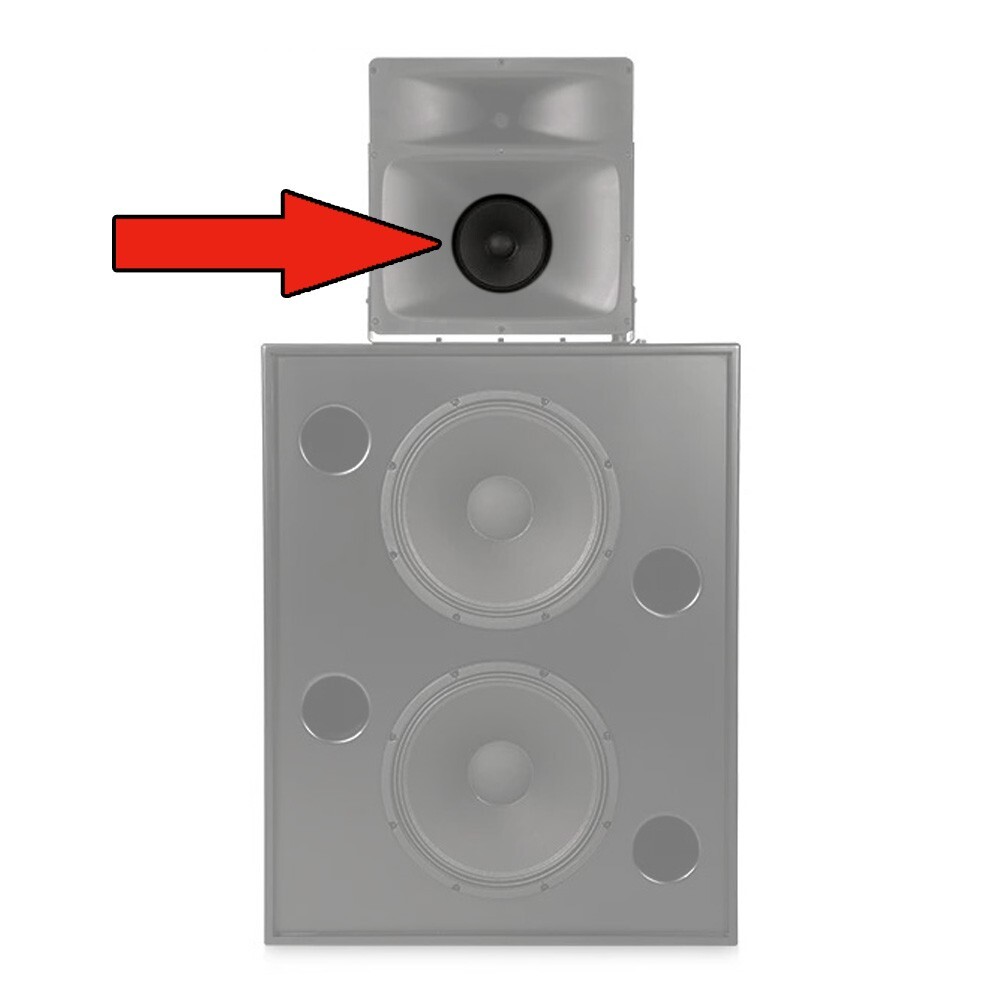 Factory Replacement 6.5" Mid Range Speaker Driver *Only* for QSC Q-SYS SRC2150