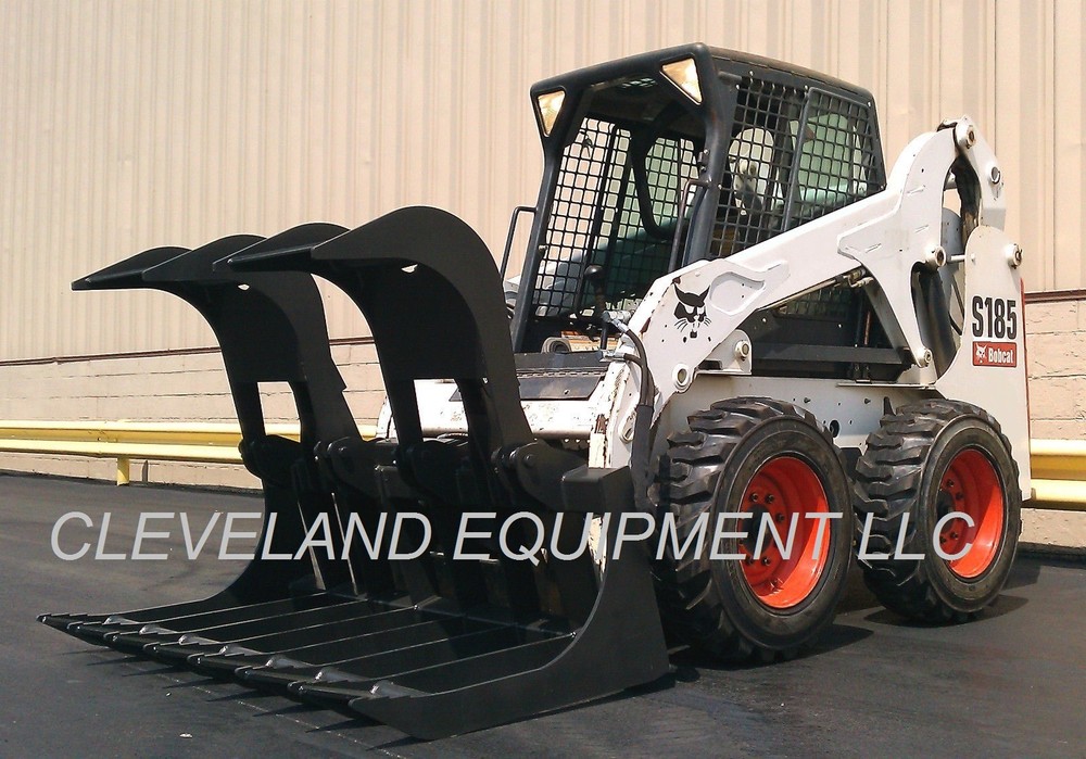 NEW 84" ROOT GRAPPLE ATTACHMENT Skid Steer Loader Rake Bucket Fork Tine Bobcat