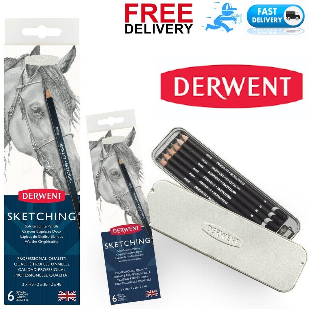 Derwent Sketching Pencils 6 Tin