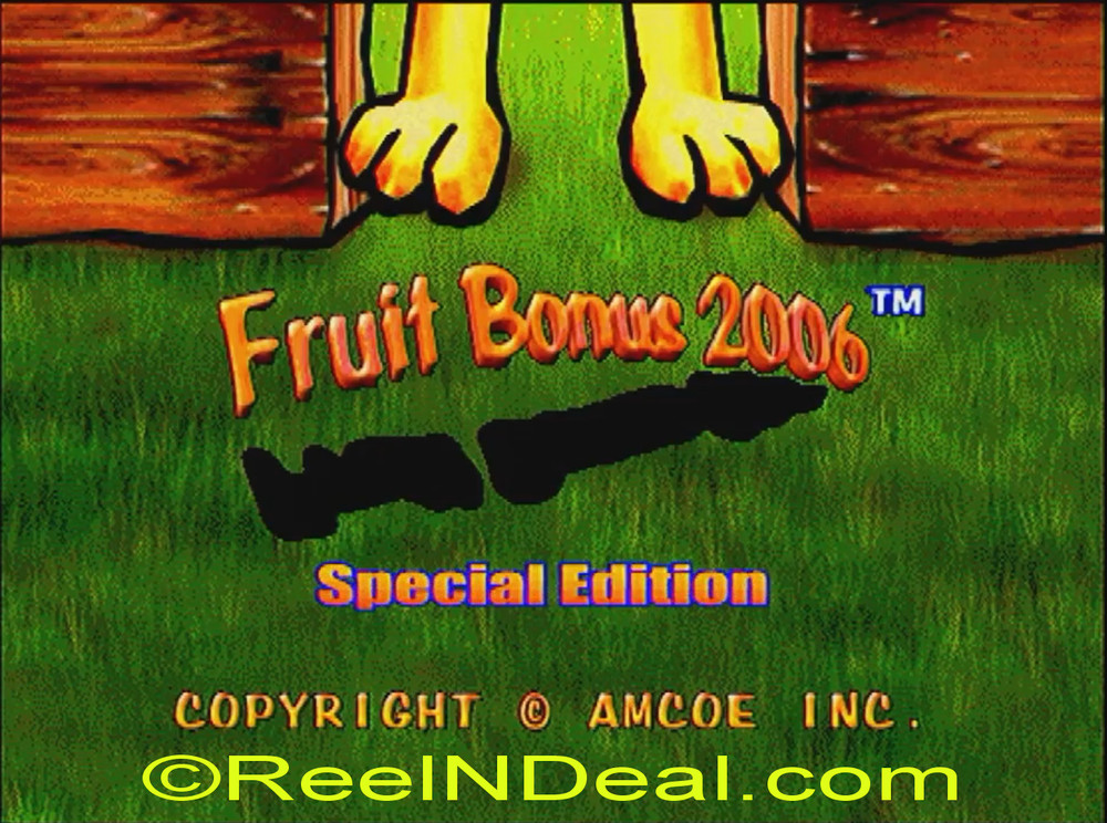 Amcoe Fruit Bonus 2006 Special Edition Cherry Master 8-Liner Machine