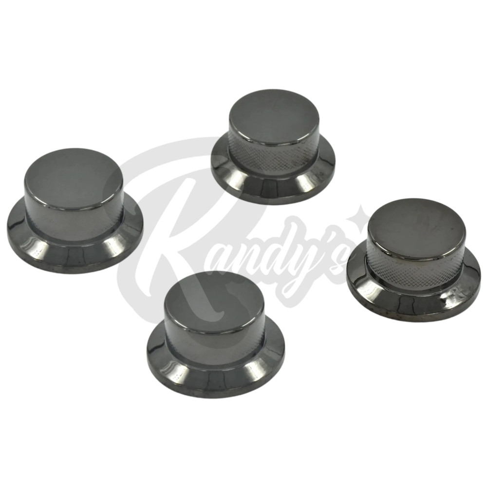Advanced Plating Flat Top Hat Knobs (4-Pack) - Fits Gibson® Les Paul® Goddess