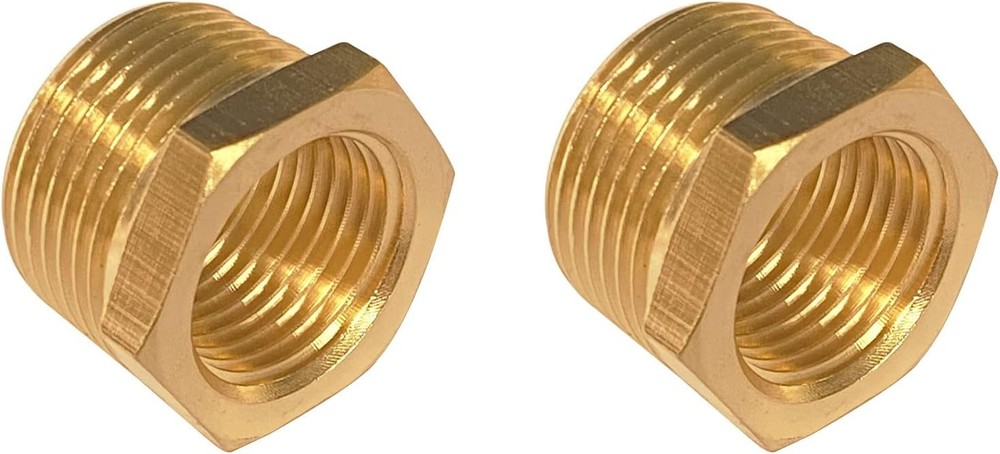 YOUHO 1/2 to 1/4 reducer Brass Threaded Pipe Fitting 1/4,