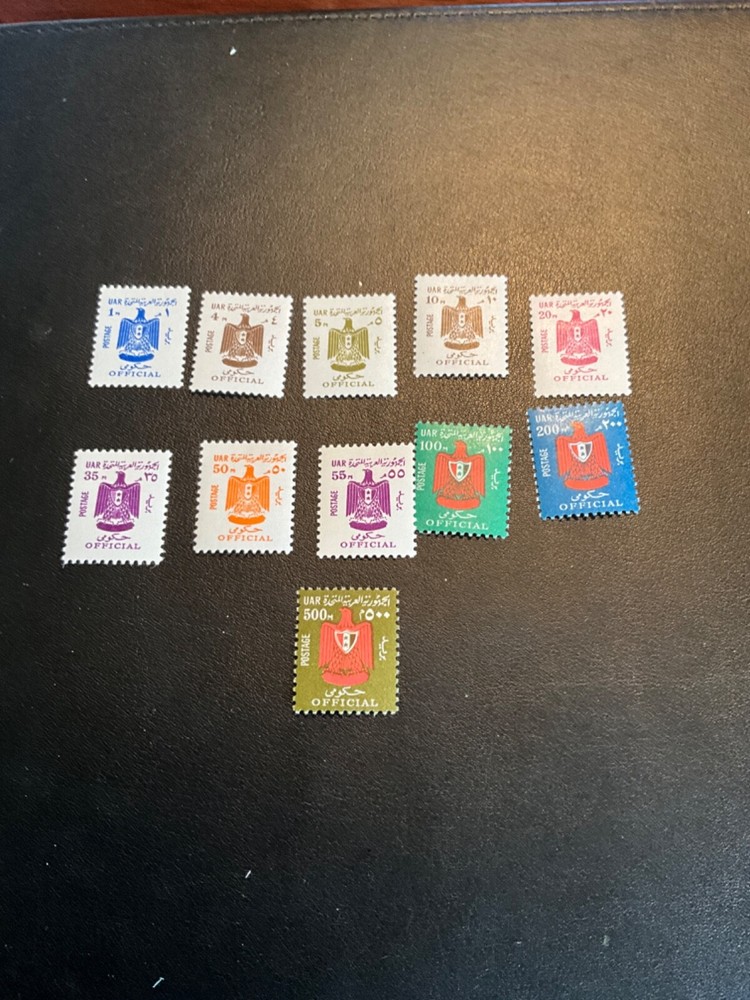 Stamps Egypt Scott #080-90 hinged