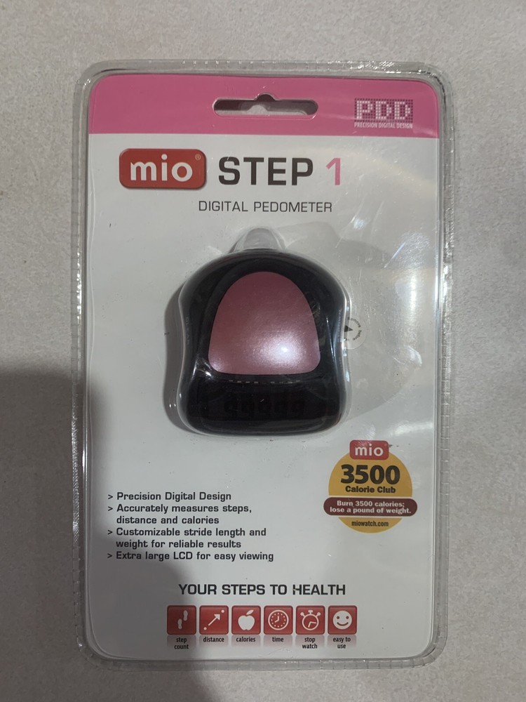 Mio Step 1 Digital Pedometer - Pink
