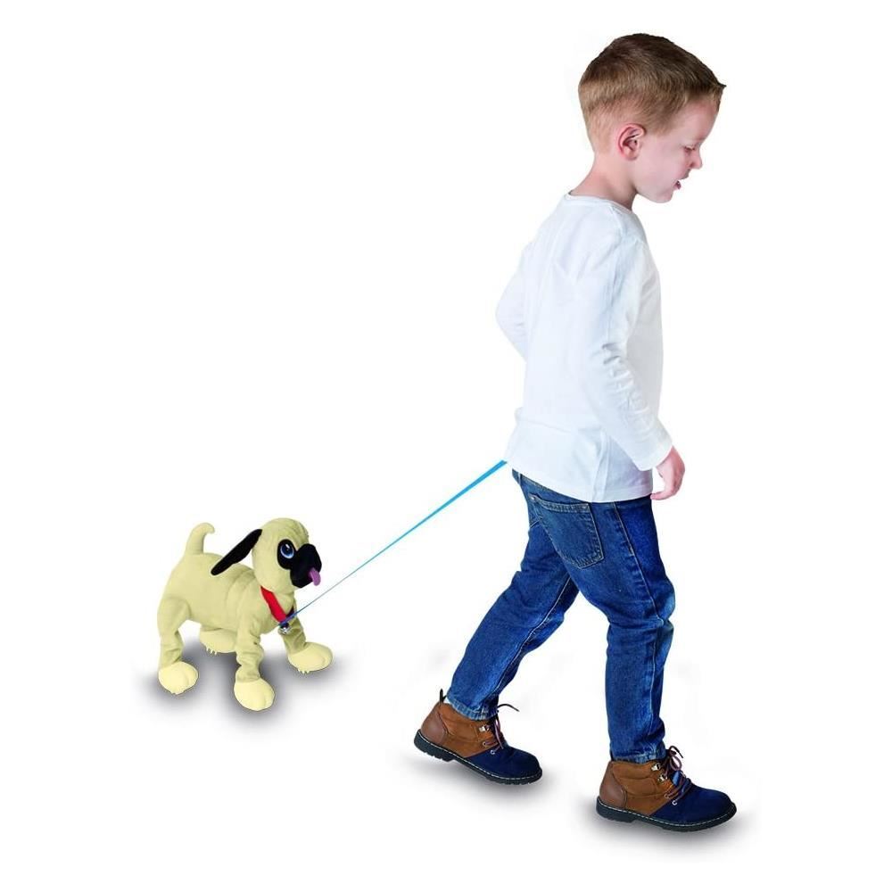 Peppy Pets Walking Pug Dog No Batteries Required Bouncing Pet Interactive