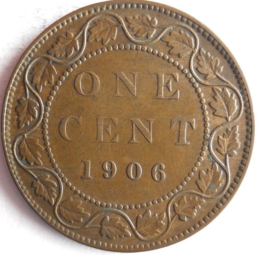 1906 CANADA CENT - Excellent Coin - FREE SHIP - Premium Bin 10