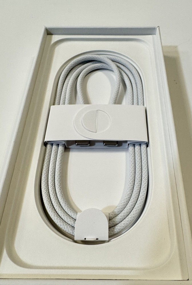 Apple iPhone 16 Pro Empty Box New w/USB-C Cable & Documentation Desert Titanium