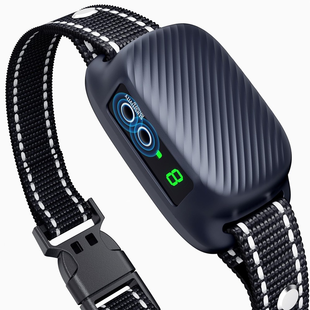 Bark Collar, Automatic Dog Bark Collar with 8 Adjustable Sensitivity for Medium