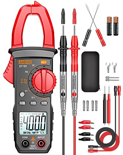 Digital Clamp Meter Multimeter Tester - 4000 Counts with 4000 Counts AC Current