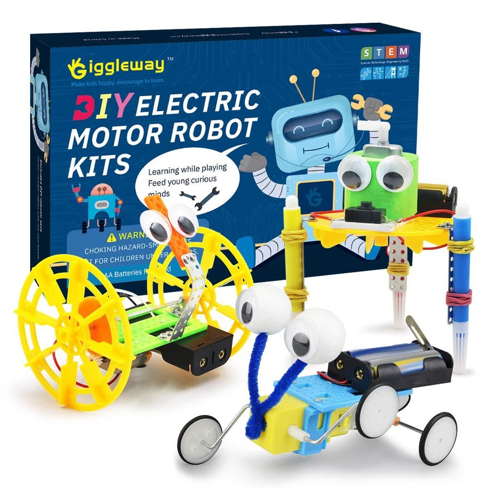 Robotic Science Kits STEM Toys for Kids Includes 3 Building Projects