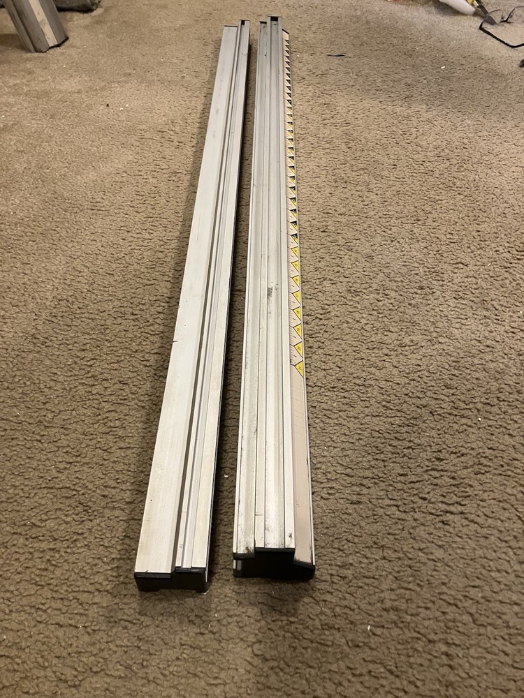 Ryobi 10" Table Saw BT3000 BT3100 Front & Back Rail Rails with locking knobs