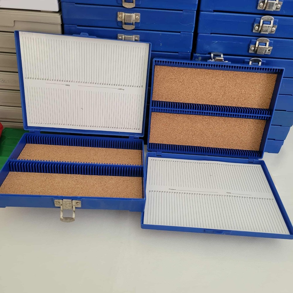 100-Place Slide Storage Boxes with Foam Lining*4-piece pack*