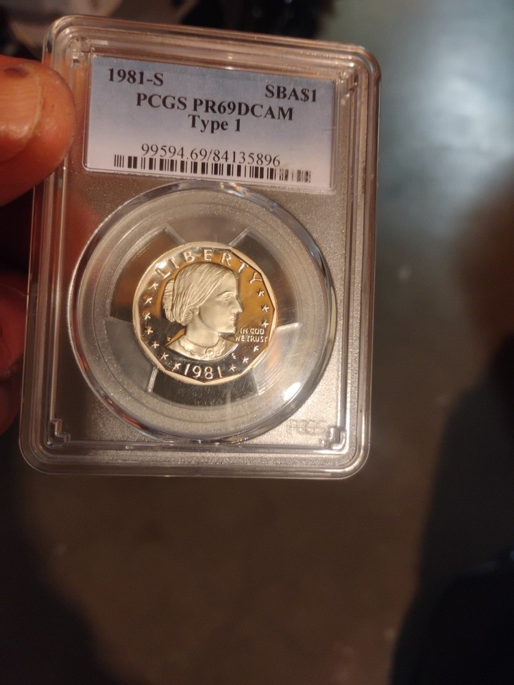 1981-S SBA PCGS PR69 DCAM Type 1